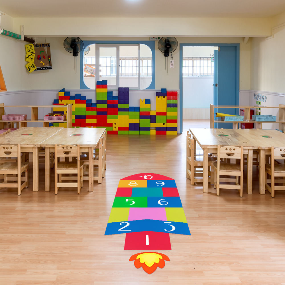 Creative Rocket Hopscotch Wall - Kids Education Activities recension och pris