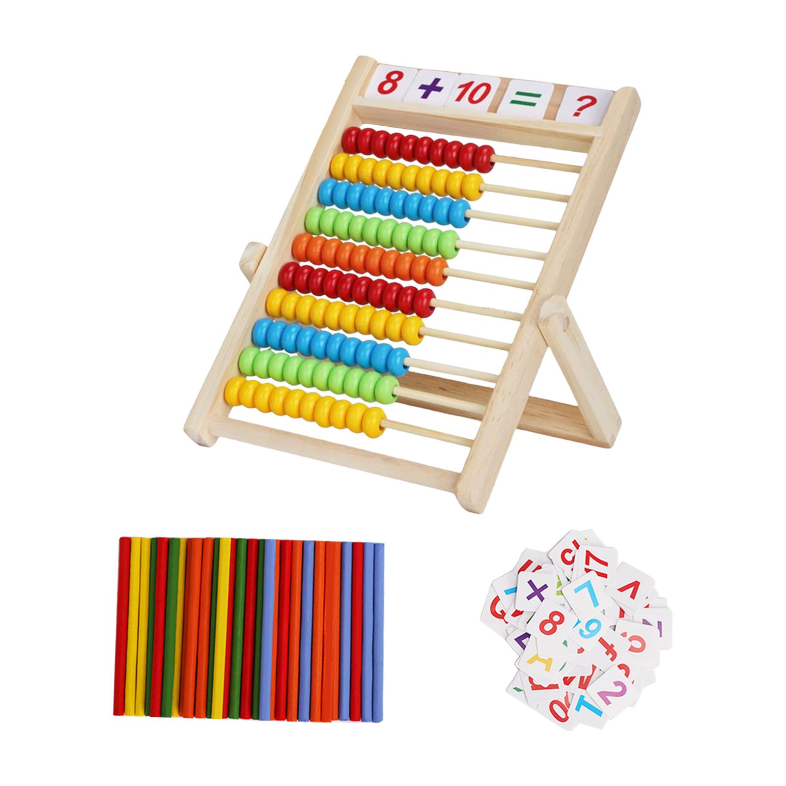Educational Wooden Abacus Coun - Kids Education Number recension och pris